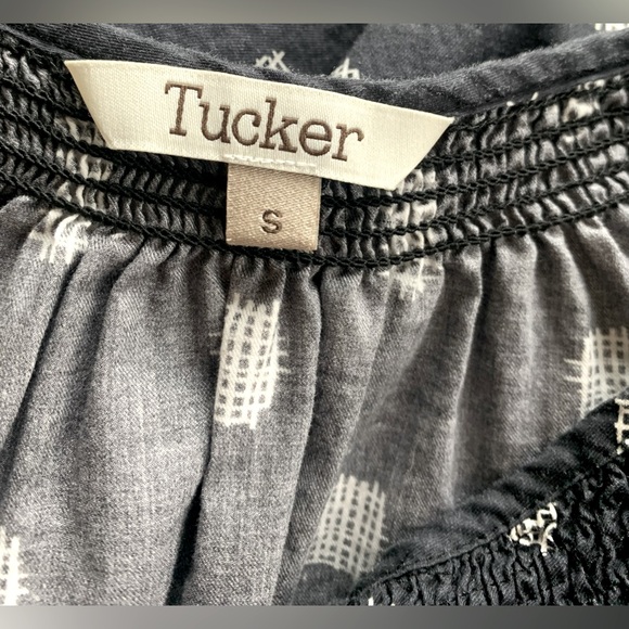 Excellent condition, preowned, Tucker NYC, 100% Cotton 3/4 Sleeve Blouse, Sz S - Picture 8 of 10